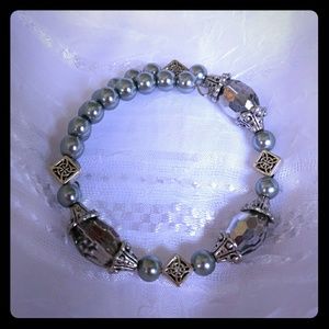 Handmade memory wire bracelet